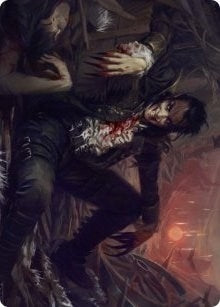 Image for Arrogant Outlaw Art Card (Art Series: Innistrad: Midnight Hunt) (33) - Magic: The Gathering