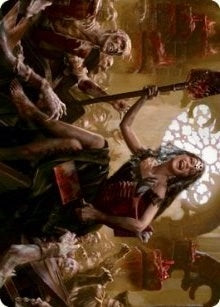 Image for Gisa, Glorious Resurrector Art Card (Art Series: Innistrad: Midnight Hunt) (35) - Magic: The Gathering