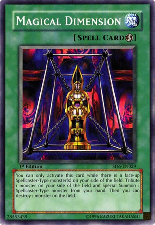 Image for Magical Dimension (Structure Deck: Spellcaster's Judgment) (SD6-EN029) - YuGiOh