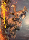 Image for Duel for Dominance Art Card (Gold-Stamped Signature) (Art Series: Innistrad: Midnight Hunt) (51) - Magic: The Gathering