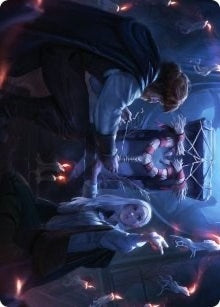 Image for Faithful Mending Art Card (Art Series: Innistrad: Midnight Hunt) (60) - Magic: The Gathering
