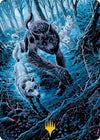 Image for Untamed Pup Art Card (Gold-Stamped Signature) (Art Series: Innistrad: Midnight Hunt) (77) - Magic: The Gathering
