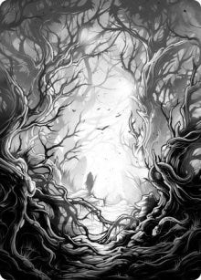 Image for Forest Art Card (81/81) (Art Series: Innistrad: Midnight Hunt) (81) - Magic: The Gathering