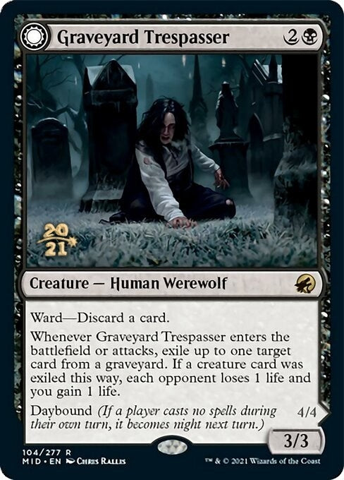 Image for Graveyard Trespasser (Prerelease Cards) (104) - Magic: The Gathering
