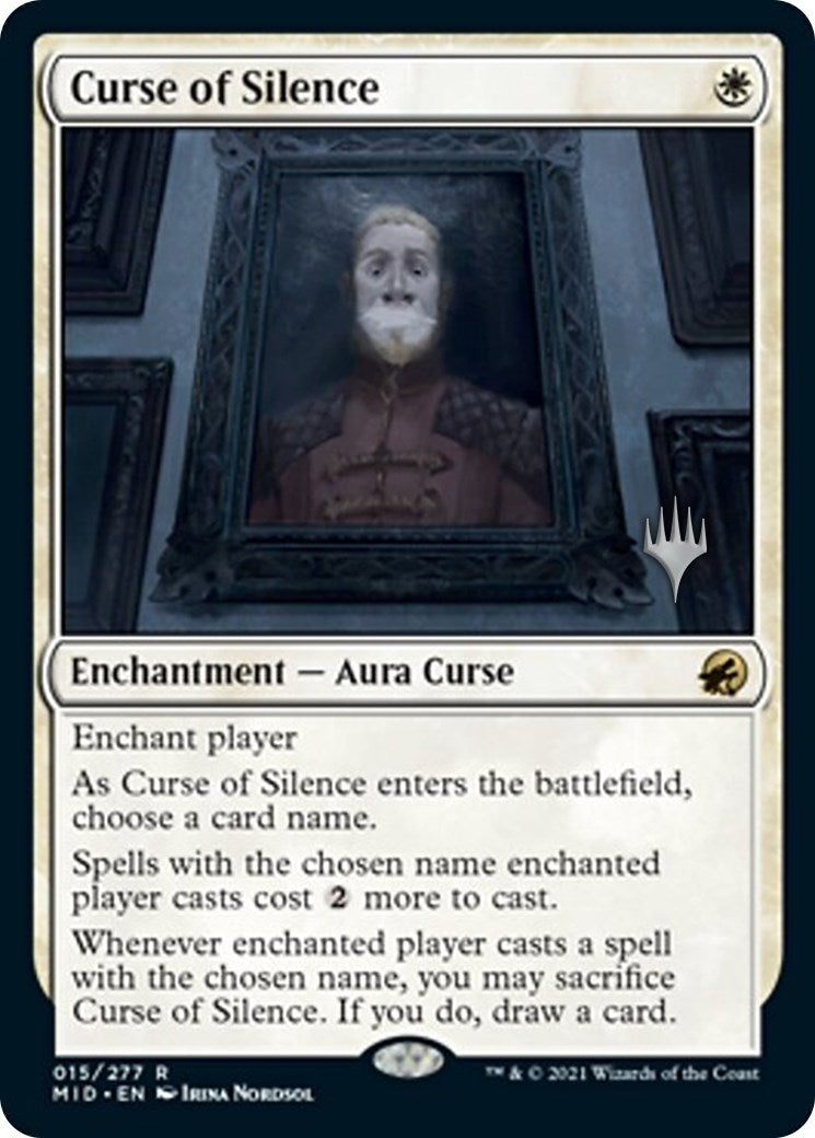 Image for Curse of Silence (Promo Pack: Innistrad: Midnight Hunt) (15) - Magic: The Gathering