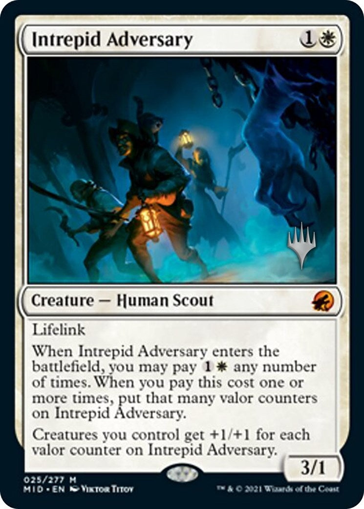 Image for Intrepid Adversary (Promo Pack: Innistrad: Midnight Hunt) (25) - Magic: The Gathering