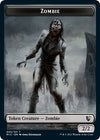 Image for Zombie (005 MIC) // Zombie (005 MID) Double-Sided Token (Commander: Innistrad: Midnight Hunt) (5 // 5) - Magic: The Gathering