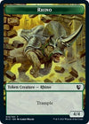 Image for Rhino // Wolf Double-Sided Token (Commander: Innistrad: Midnight Hunt) (10 // 13) - Magic: The Gathering