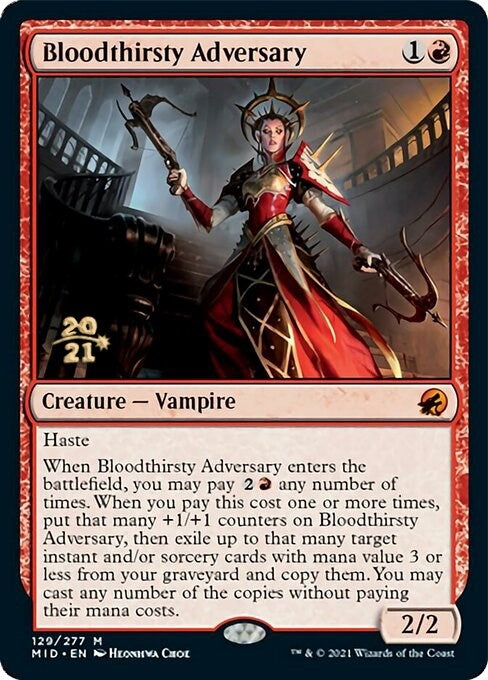 Image for Bloodthirsty Adversary (Prerelease Cards) (129) - Magic: The Gathering