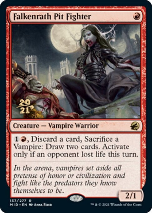 Image for Falkenrath Pit Fighter (Prerelease Cards) (137) - Magic: The Gathering