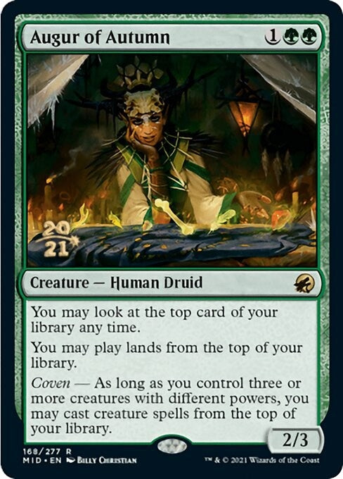 Image for Augur of Autumn (Prerelease Cards) (168) - Magic: The Gathering