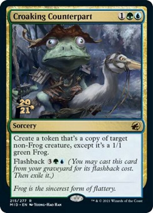 Image for Croaking Counterpart (Prerelease Cards) (215) - Magic: The Gathering