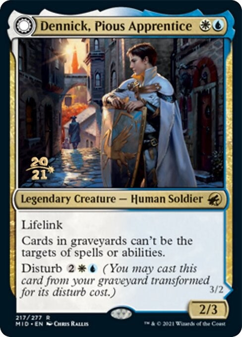 Image for Dennick, Pious Apprentice (Prerelease Cards) (217) - Magic: The Gathering
