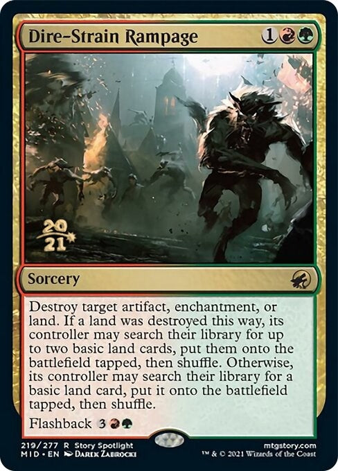 Image for Dire-Strain Rampage (Prerelease Cards) (219) - Magic: The Gathering