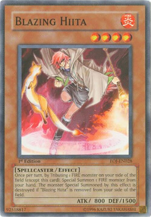 Image for Blazing Hiita (Enemy of Justice) (EOJ-EN028) - YuGiOh