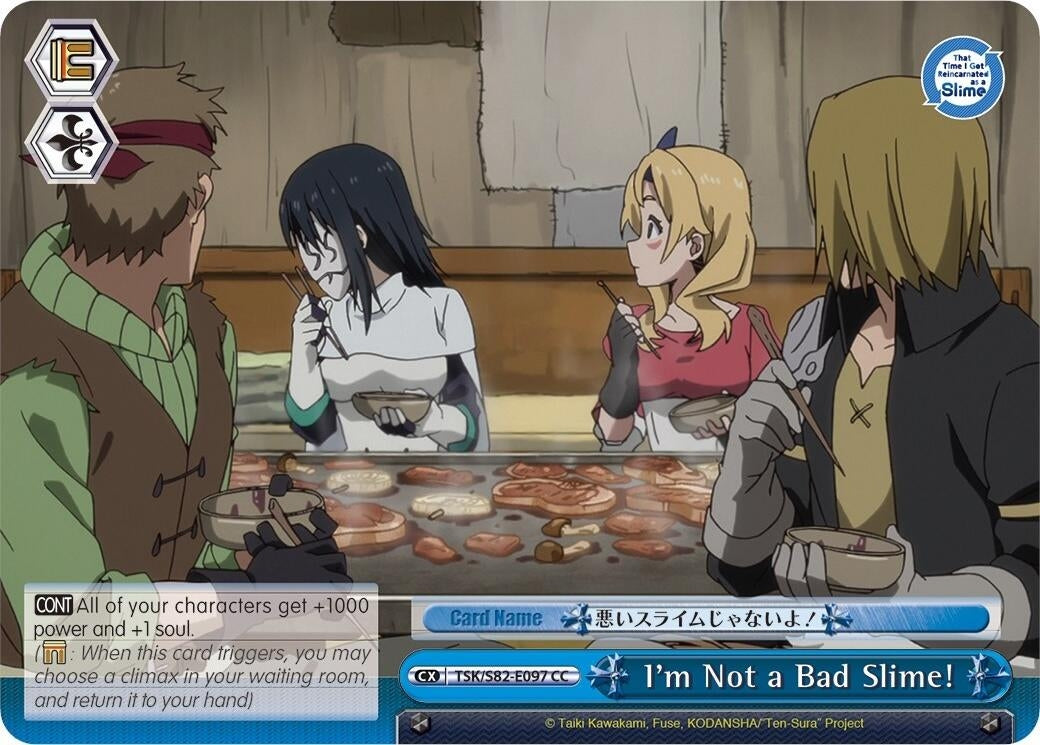 Image for I'm Not a Bad Slime! (That Time I Got Reincarnated as a Slime Vol.2) (TSK/S82-E097 CC) - Weiss Schwarz