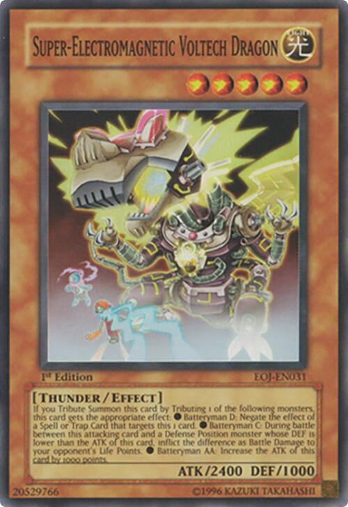 Image for Super-Electromagnetic Voltech Dragon (Enemy of Justice) (EOJ-EN031) - YuGiOh
