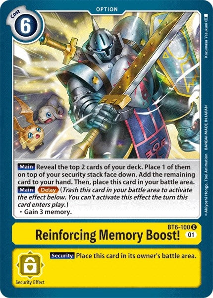 Image for Reinforcing Memory Boost! (BT06) (6100)