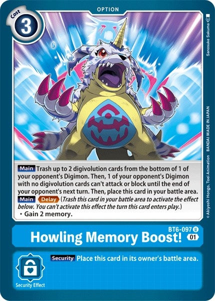 Image for Howling Memory Boost! (BT06) (6097)