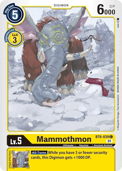 Image for Mammothmon (BT06) (6039)