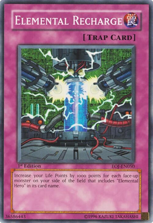 Image for Elemental Recharge (Enemy of Justice) (EOJ-EN050) - YuGiOh