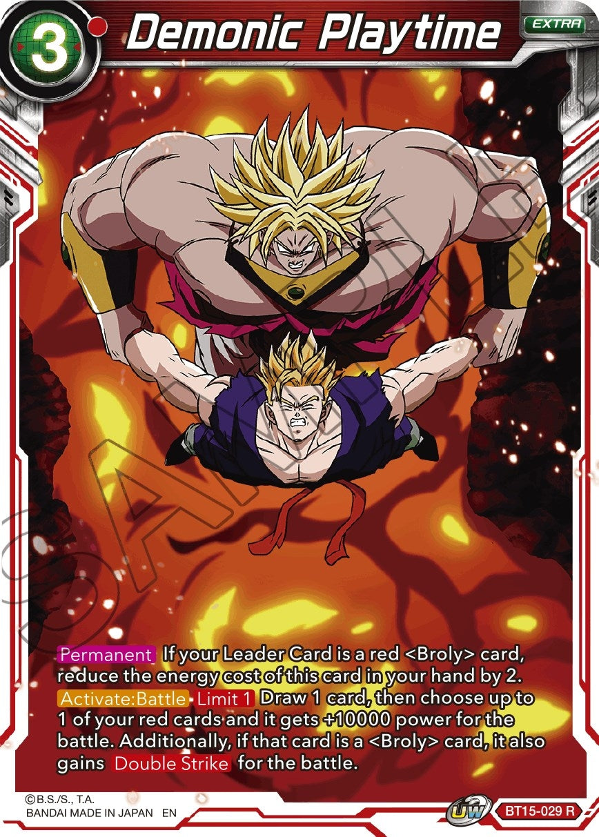 Image for Demonic Playtime (Saiyan Showdown) (BT15-029) - Dragon Ball Super: Masters
