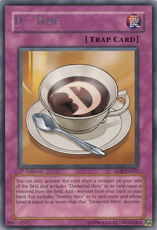 Image for D - Time (Enemy of Justice) (EOJ-EN053) - YuGiOh