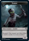 Image for Zombie (005) // Vampire Double-Sided Token (Innistrad: Midnight Hunt) (5 // 14) - Magic: The Gathering