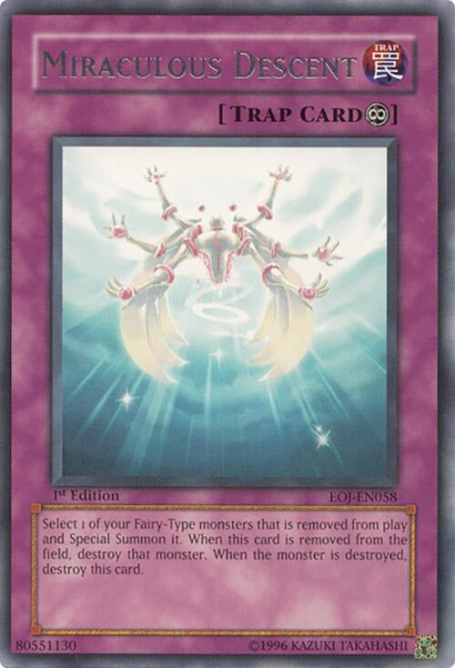 Image for Miraculous Descent (Enemy of Justice) (EOJ-EN058) - YuGiOh