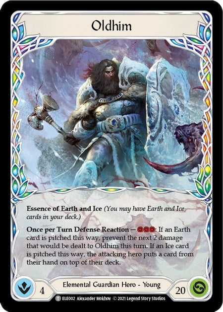 Image for Oldhim // Frostbite (Tales of Aria) (ELE002 // ELE111) - Flesh and Blood TCG