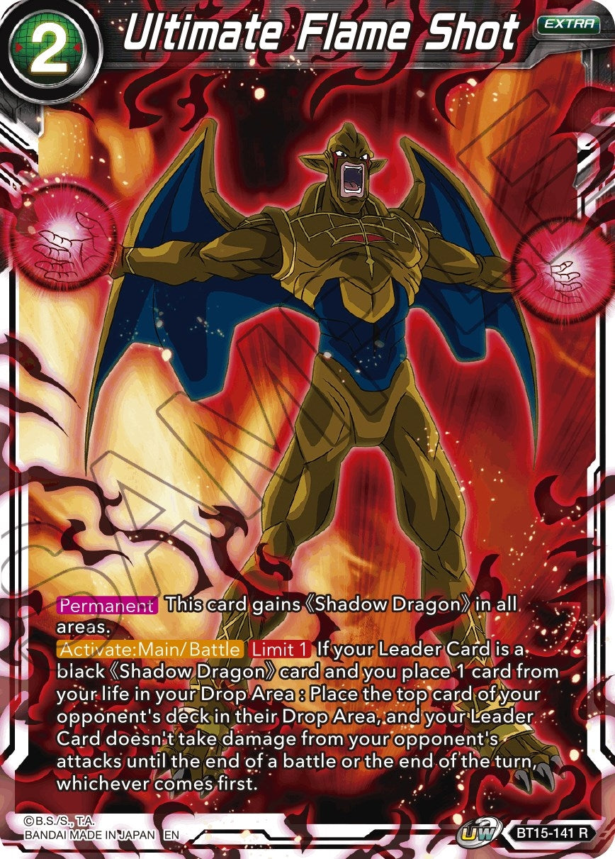 Image for Ultimate Flame Shot (Saiyan Showdown) (BT15-141) - Dragon Ball Super: Masters