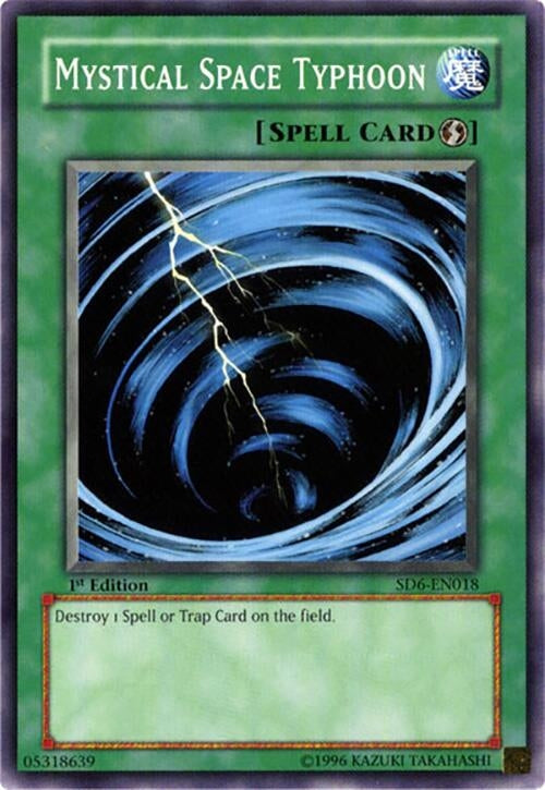 Image for Mystical Space Typhoon (Structure Deck: Spellcaster's Judgment) (SD6-EN018) - YuGiOh
