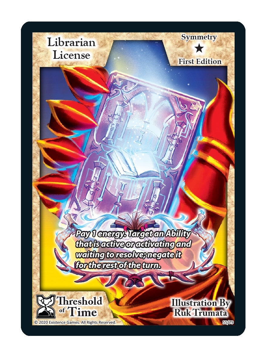 Image for Librarian License (Threshold of Time) (55) - Exodus TCG