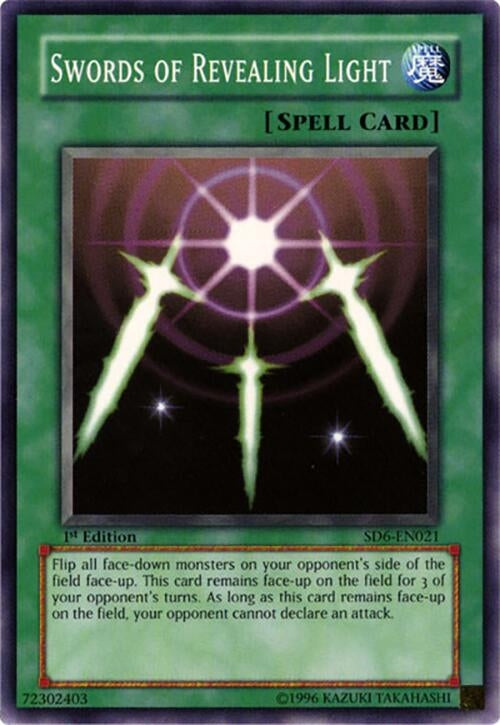 Image for Swords of Revealing Light (Structure Deck: Spellcaster's Judgment) (SD6-EN021) - YuGiOh