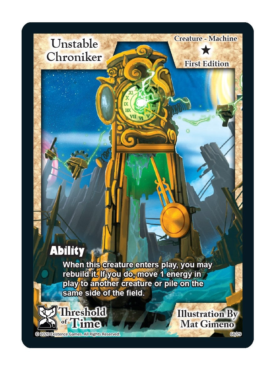 Image for Unstable Chroniker (Threshold of Time) (68) - Exodus TCG