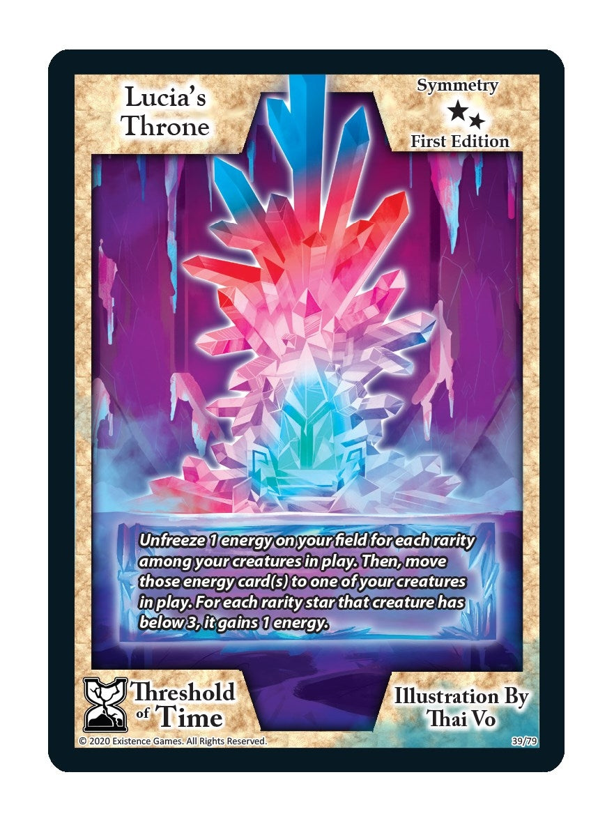 Image for Lucia's Throne (Threshold of Time) (39) - Exodus TCG