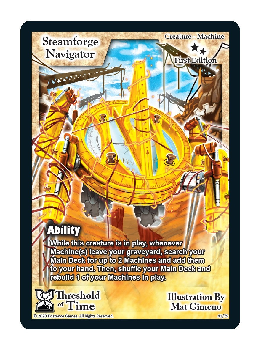Image for Steamforge Navigator (Threshold of Time) (41) - Exodus TCG