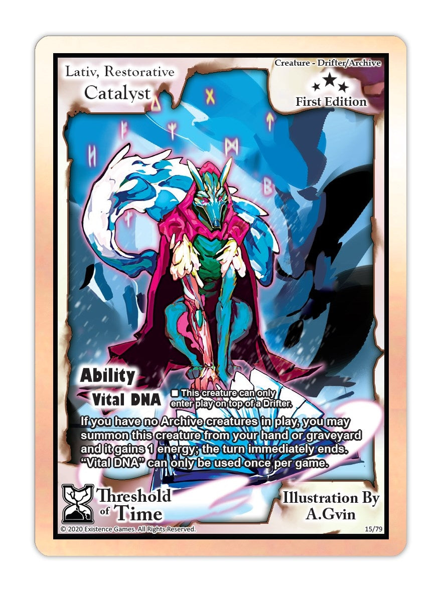 Image for Lativ, Restorative Catalyst (Threshold of Time) (15) - Exodus TCG