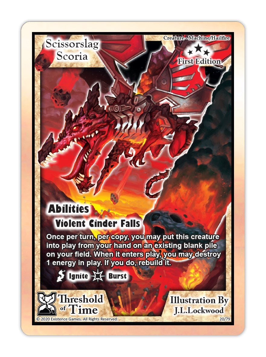 Image for Scissorslag Scoria (Threshold of Time) (20) - Exodus TCG