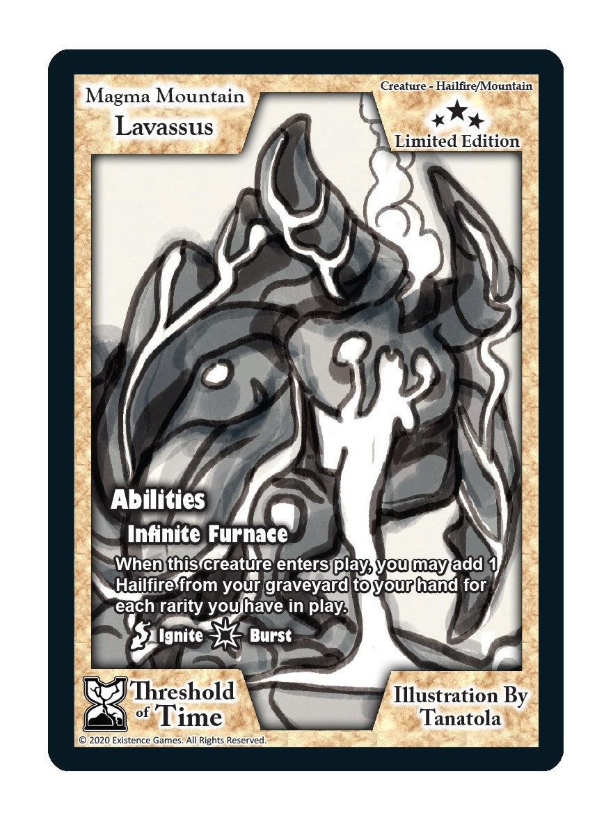 Image for Magma Mountain Lavassus (Limited Edition) (Limited Edition Sketch Cards) - Exodus TCG