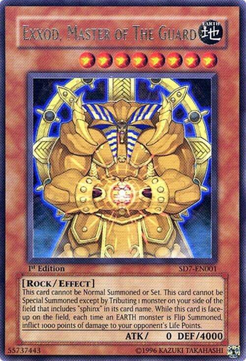 Image for Exxod, Master of the Guard (Structure Deck: Invincible Fortress) (SD7-EN001) - YuGiOh