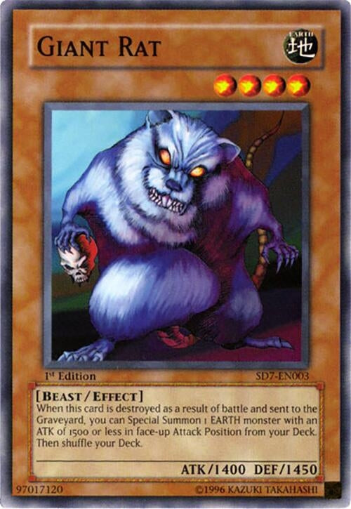 Image for Giant Rat (Structure Deck: Invincible Fortress) (SD7-EN003) - YuGiOh