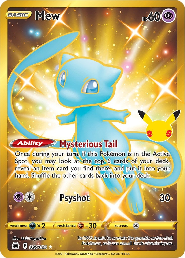 Image for Mew (Secret) (Celebrations) (025/025) - Pokemon