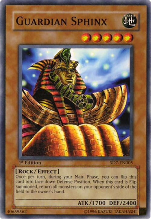 Image for Guardian Sphinx (Structure Deck: Invincible Fortress) (SD7-EN005) - YuGiOh