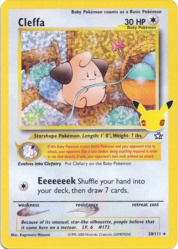 Image for Cleffa (Celebrations: Classic Collection) (20/111) - Pokemon