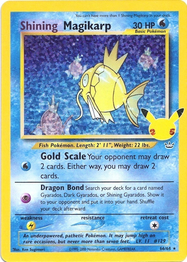 Image for Shining Magikarp (Celebrations: Classic Collection) (66/64) - Pokemon