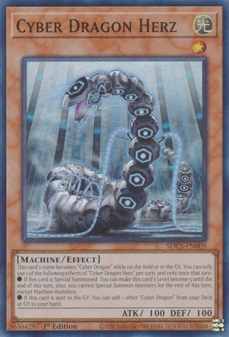 Image for Cyber Dragon Herz (Structure Deck: Cyber Strike) (SDCS-EN009) - YuGiOh