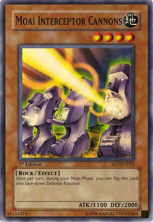 Image for Moai Interceptor Cannons (Structure Deck: Invincible Fortress) (SD7-EN011) - YuGiOh