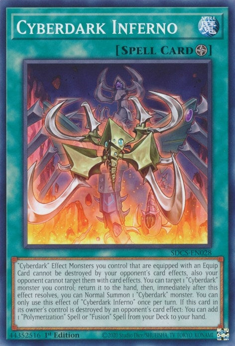 Image for Cyberdark Inferno (Structure Deck: Cyber Strike) (SDCS-EN028) - YuGiOh