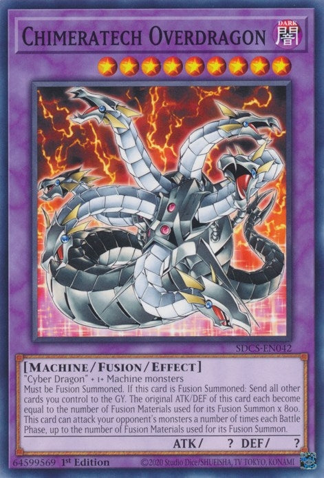 Image for Chimeratech Overdragon (Structure Deck: Cyber Strike) (SDCS-EN042) - YuGiOh
